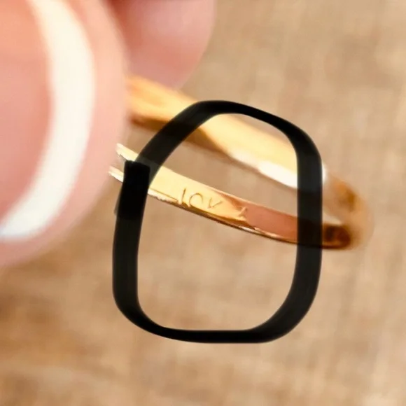 10k Gold Ruby Diamond Cluster Flower Ring size 8 - Picture 8 of 9